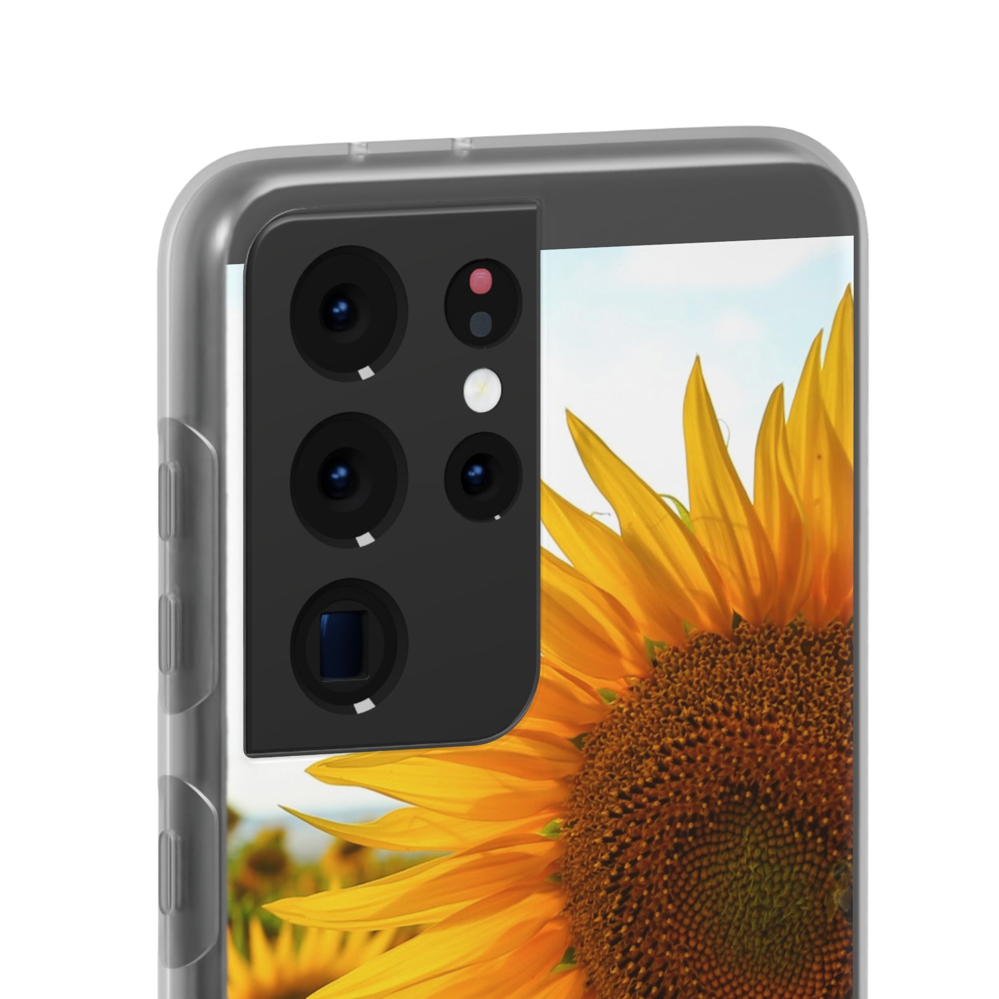 Sunflowers Flexi Clear Cases for Most Phone Types