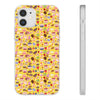 Happy Cake Yellow Flexi Clear Cases for Most Phone Types (FWS)