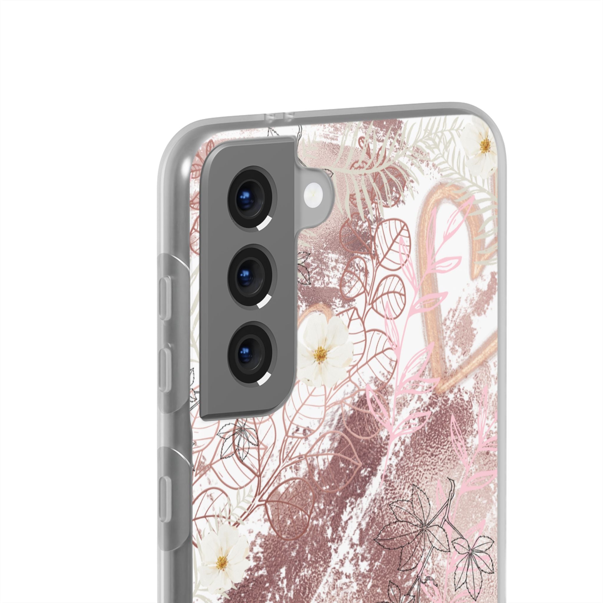 Bronze Love Flexi Clear Cases for Most Phone Types (FWS)