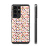 Happy Cake White Flexi Clear Cases for Most Phone Types (FWS)