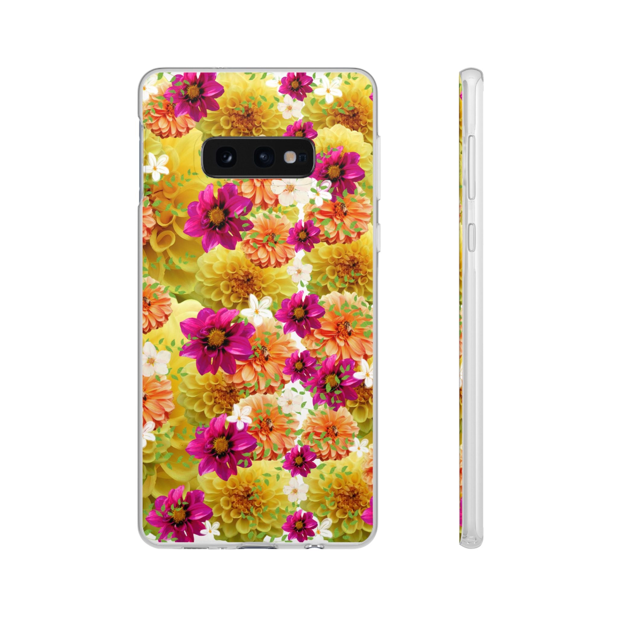 Graphic Dahlias 2 Flexi Cases for Most Phone Types (FWS)