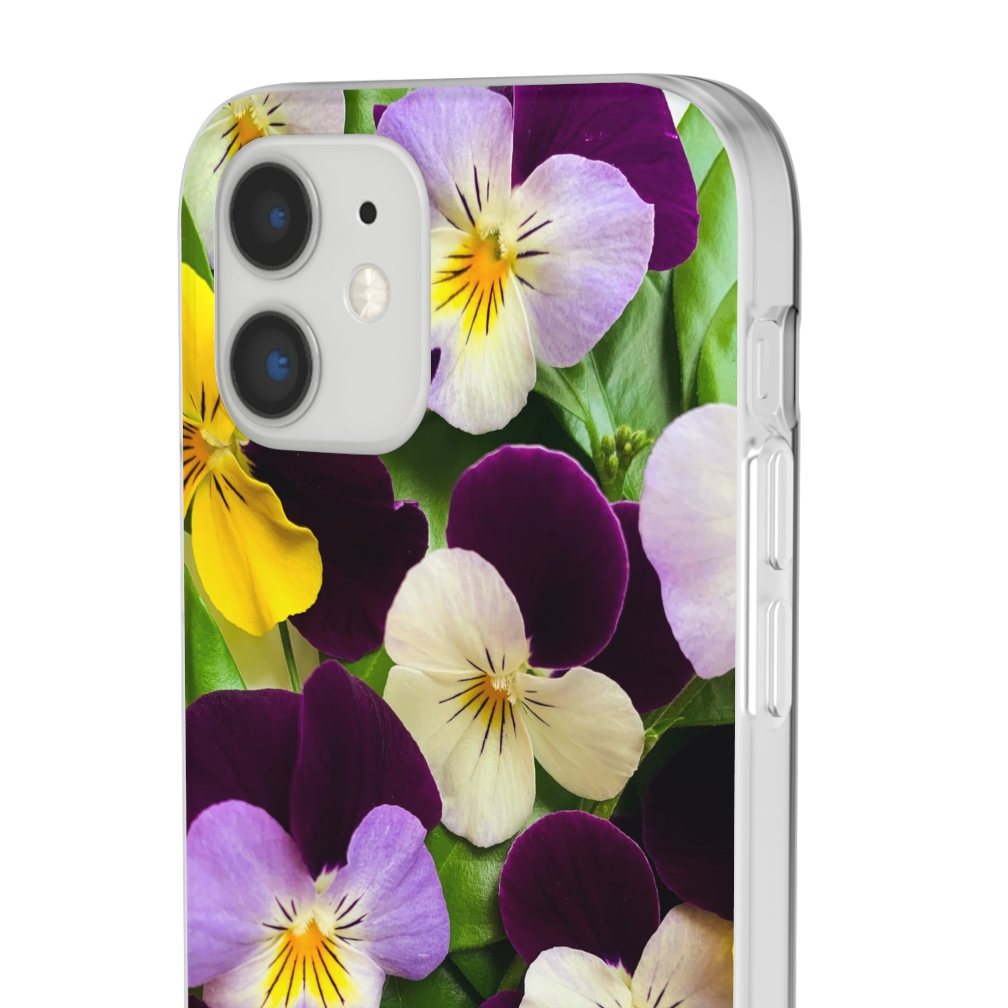 Spring Violas Flexi Clear Cases for Most Phone Types