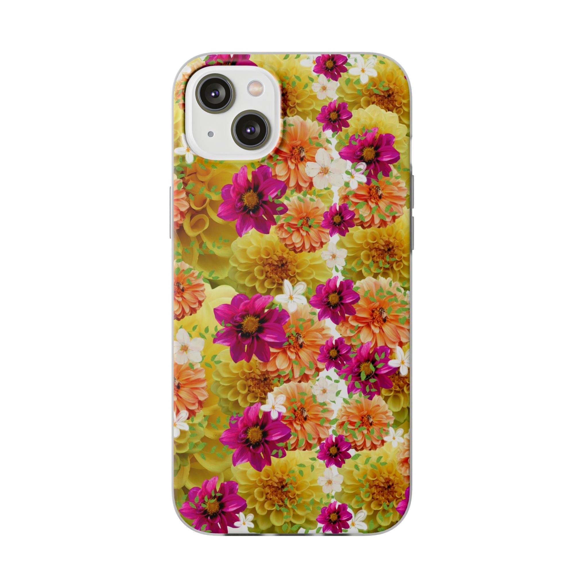 Graphic Dahlias 2 Flexi Cases for Most Phone Types (FWS)