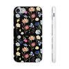Wildflowers Painted Black Flexi Clear Case for Most Phone Types