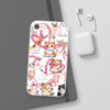 Cats Love White Flexi Clear Cases for Most Phone Types (FWS)