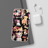 Dogs Love Black Flexi Clear Cases for Most Phone Types (FWS)