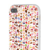 Happy Cake White Flexi Clear Cases for Most Phone Types (FWS)