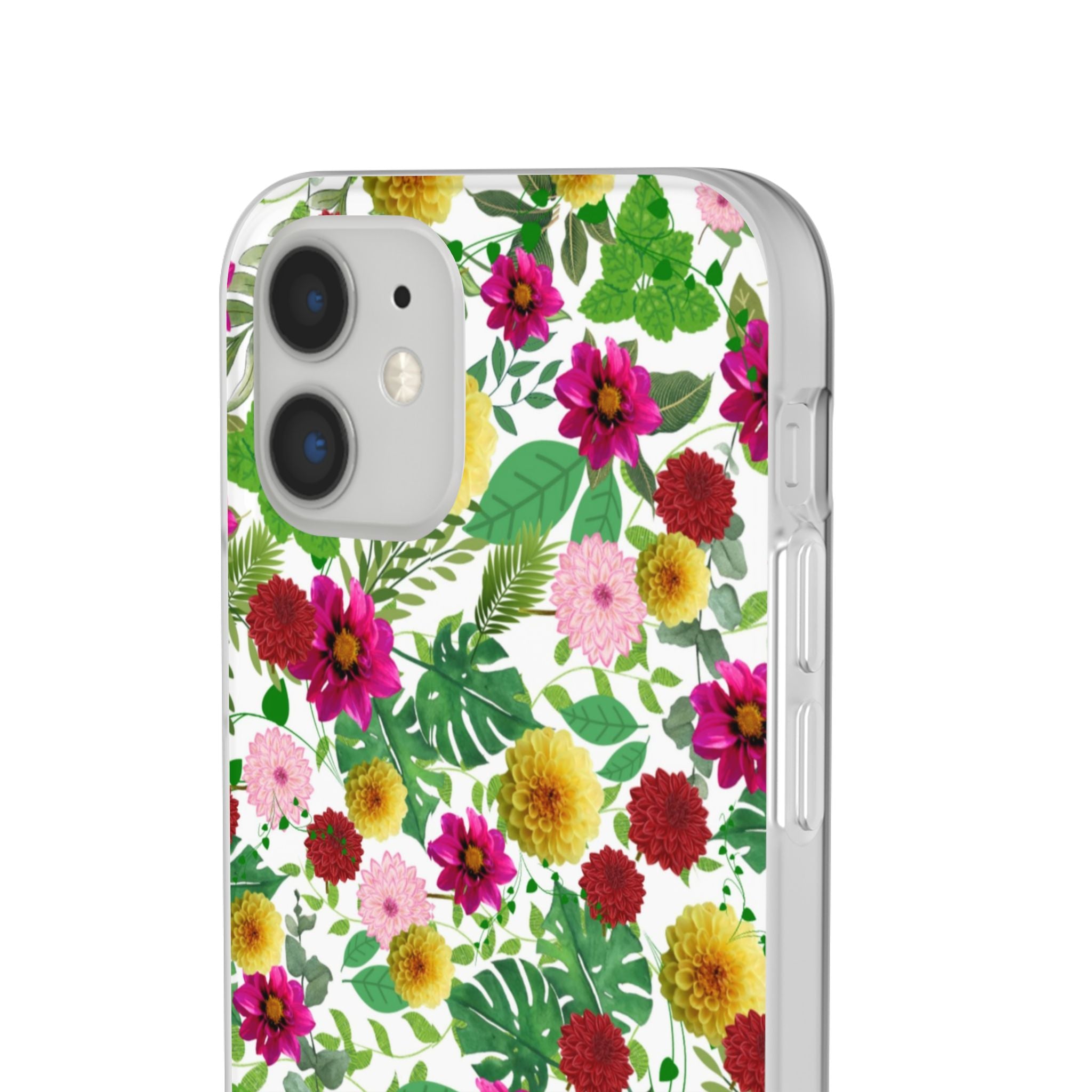 Graphic Dahlias Flexi Cases for Most Phone Types (FWS)