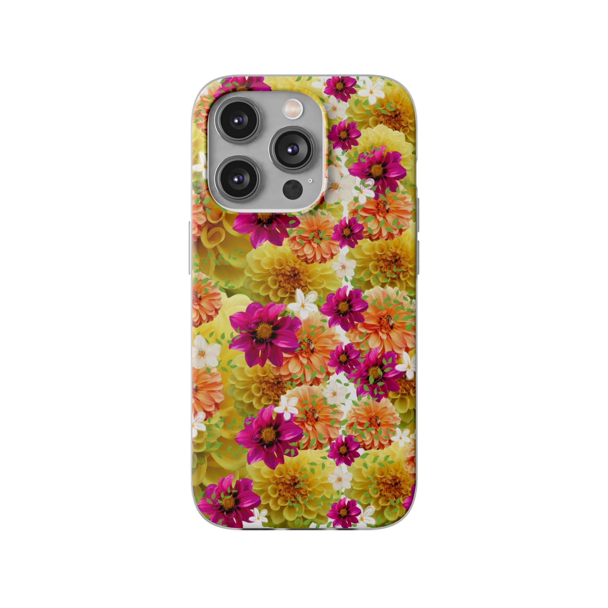 Graphic Dahlias 2 Flexi Cases for Most Phone Types (FWS)