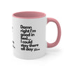 Good in Bed Accent Mug 11oz