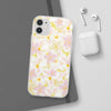 Pastel Frangipanis Yellow Flexi Clear Cases for Most Phone Types (FWS)