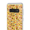 Happy Cake Yellow Flexi Clear Cases for Most Phone Types (FWS)