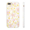Pastel Frangipanis Yellow Flexi Clear Cases for Most Phone Types (FWS)