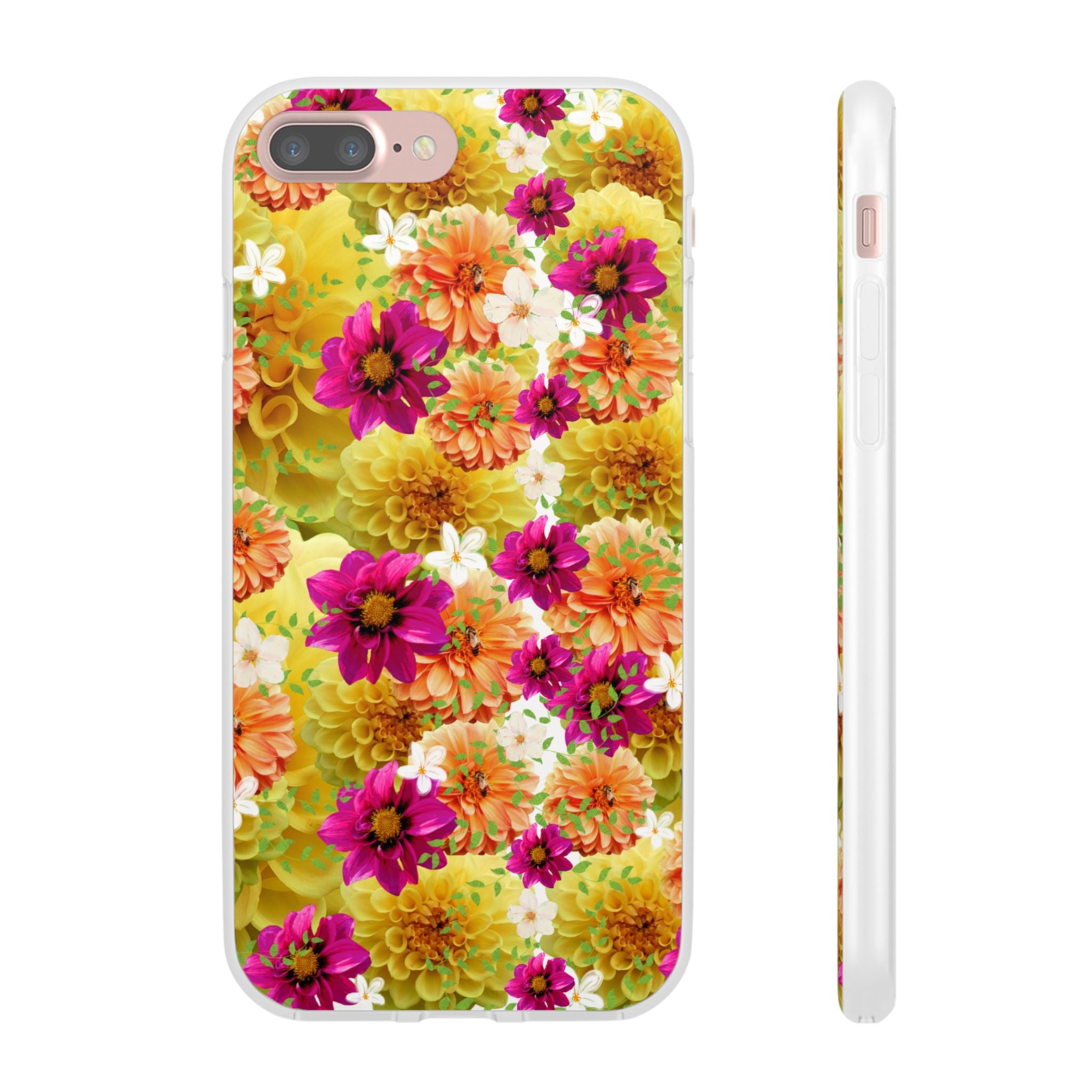 Graphic Dahlias 2 Flexi Cases for Most Phone Types (FWS)