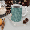 Floating Frangipani Mug 11oz (Microwave & Dishwasher Safe)