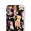 Dogs Love Black Flexi Clear Cases for Most Phone Types (FWS)