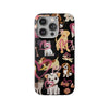 Dogs Love Black Flexi Clear Cases for Most Phone Types (FWS)