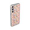 Happy Cake White Flexi Clear Cases for Most Phone Types (FWS)
