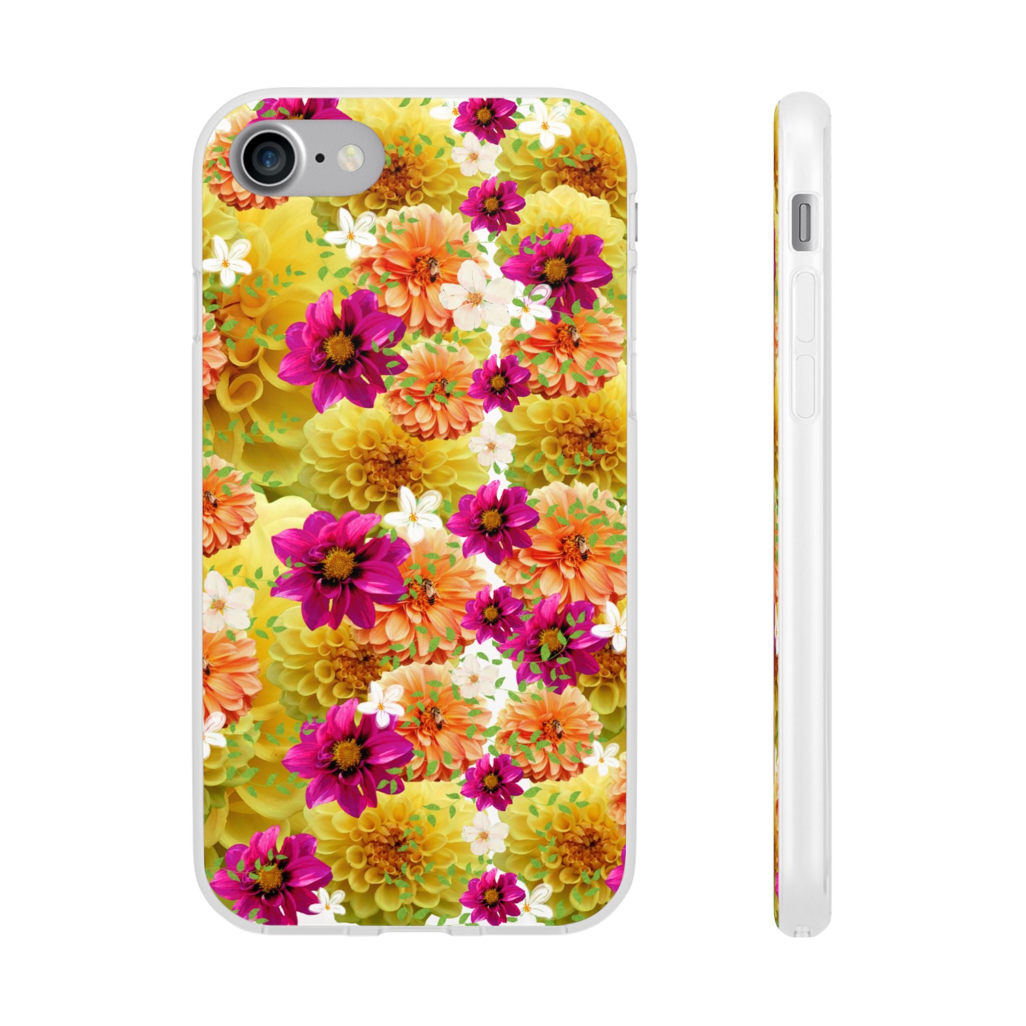 Graphic Dahlias 2 Flexi Cases for Most Phone Types (FWS)