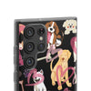 Dogs Love Black Flexi Clear Cases for Most Phone Types (FWS)