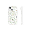 Graphic White Daisies Flexi Clear Cases for Most Phone Types (FWS)