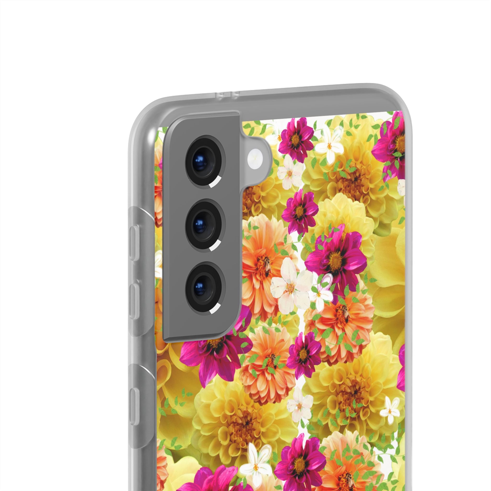 Graphic Dahlias 2 Flexi Cases for Most Phone Types