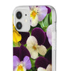 Spring Violas Flexi Clear Cases for Most Phone Types