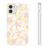 Pastel Frangipanis Yellow Flexi Clear Cases for Most Phone Types (FWS)
