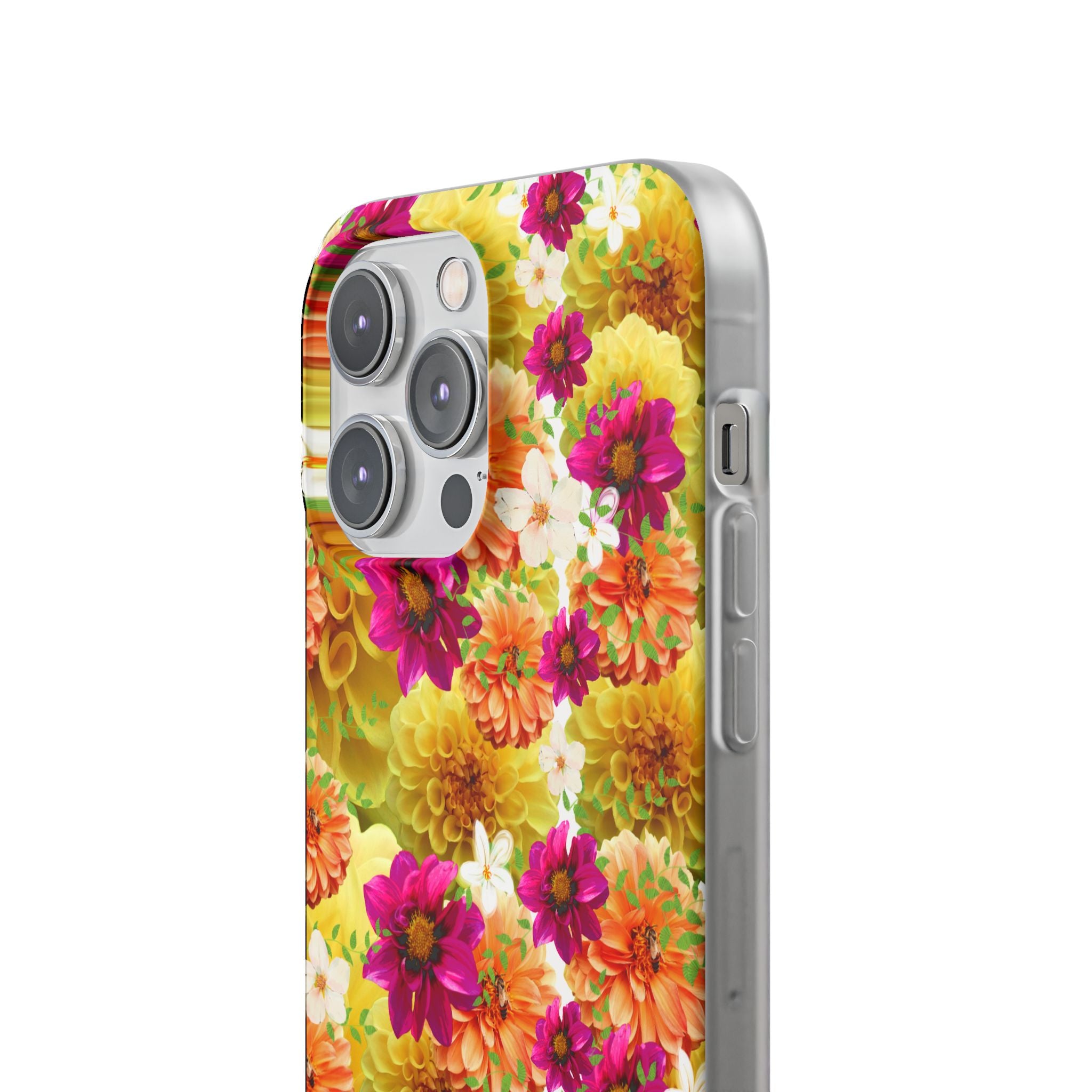 Graphic Dahlias 2 Flexi Cases for Most Phone Types (FWS)