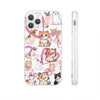 Cats Love White Flexi Clear Cases for Most Phone Types (FWS)