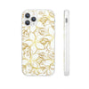 Golden Frangipanis White Flexi Clear Cases for Most Phone Types (FWS)