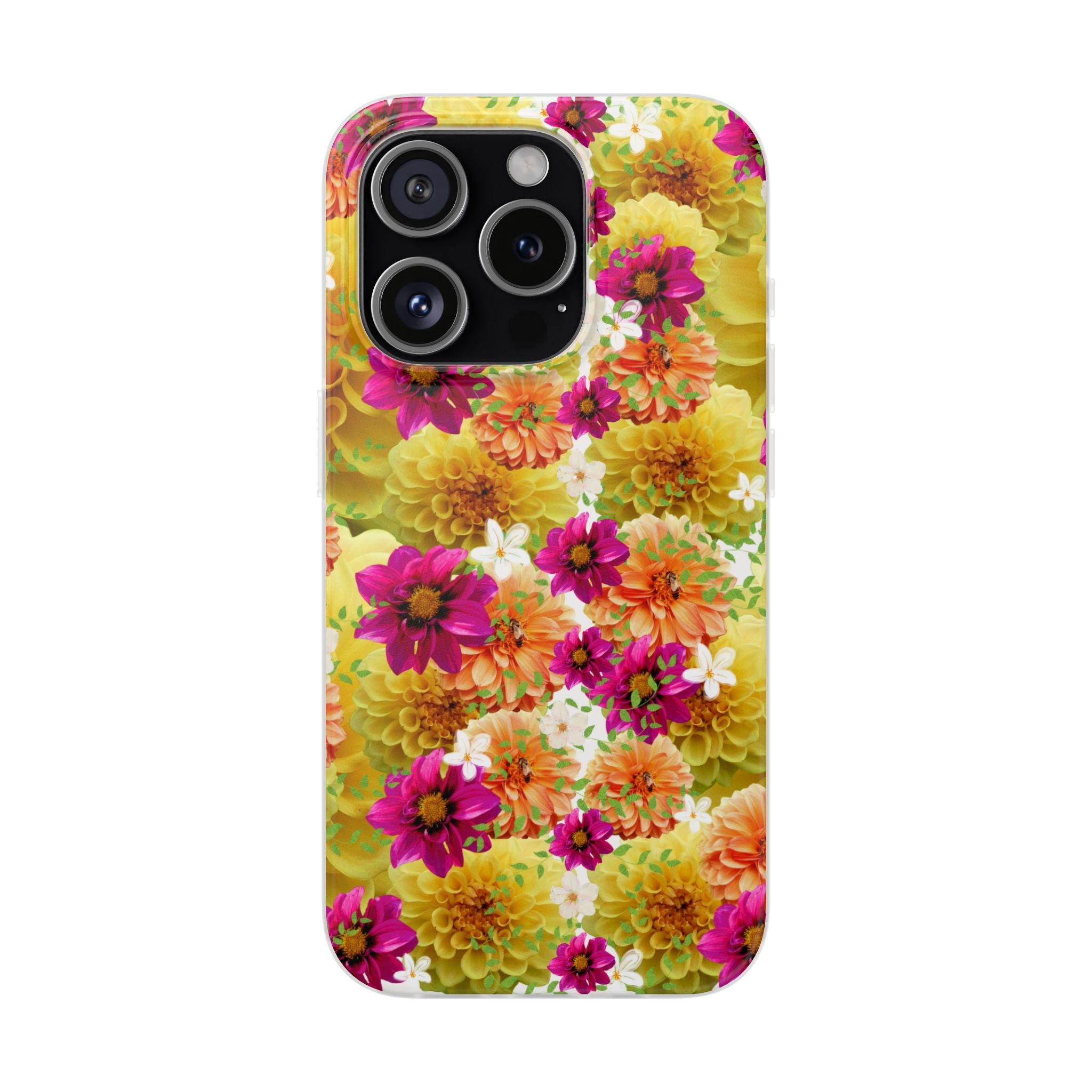 Graphic Dahlias 2 Flexi Cases for Most Phone Types