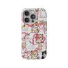 Cats Love White Flexi Clear Cases for Most Phone Types (FWS)