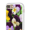 Spring Violas Flexi Clear Cases for Most Phone Types