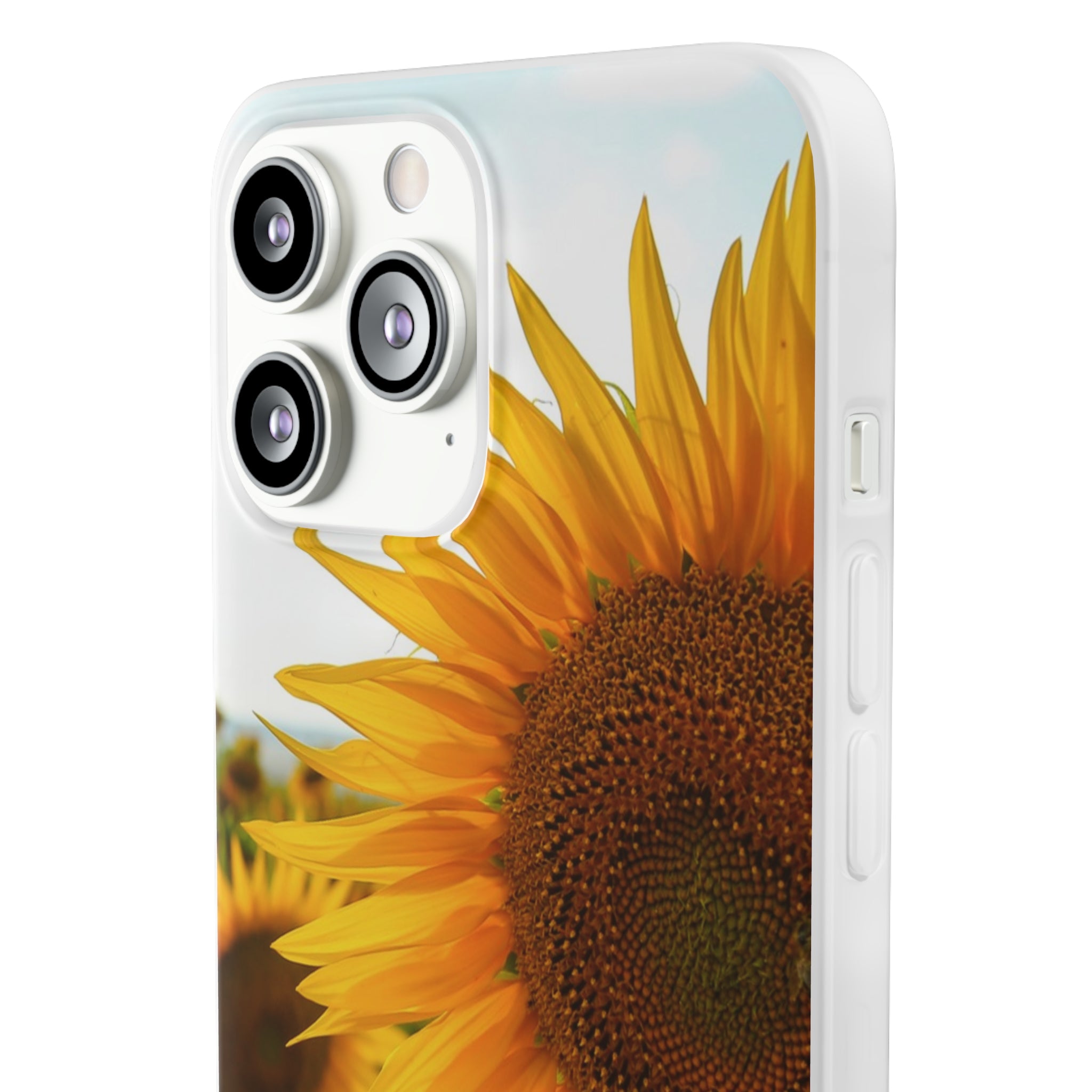 Sunflowers Flexi Clear Cases for Most Phone Types