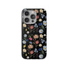 Wildflowers Painted Black Flexi Clear Cases for Most Phone Types (FWS)