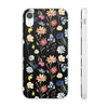 Wildflowers Painted Black Flexi Clear Case for Most Phone Types