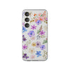 Floral White Flexi Clear Cases for Most Phone Types