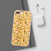 Happy Cake Yellow Flexi Clear Cases for Most Phone Types (FWS)