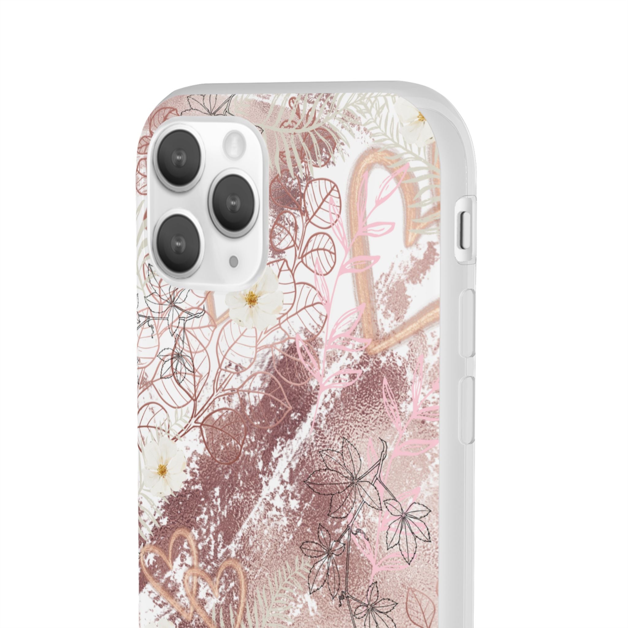 Bronze Love Flexi Clear Cases for Most Phone Types (FWS)