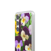 Spring Violas Flexi Clear Cases for Most Phone Types