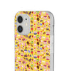 Happy Cake Yellow Flexi Clear Cases for Most Phone Types (FWS)