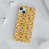 Happy Cake Yellow Flexi Clear Cases for Most Phone Types (FWS)