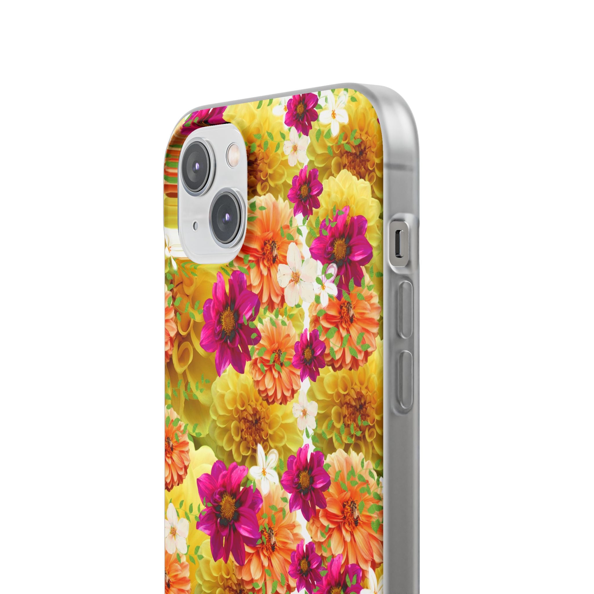 Graphic Dahlias 2 Flexi Cases for Most Phone Types (FWS)