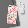 Happy Cake White Flexi Clear Cases for Most Phone Types (FWS)