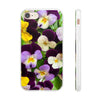 Spring Violas Flexi Clear Cases for Most Phone Types