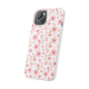 Japanese Pink Flowers White Flexi Clear Cases for Most Phone Types