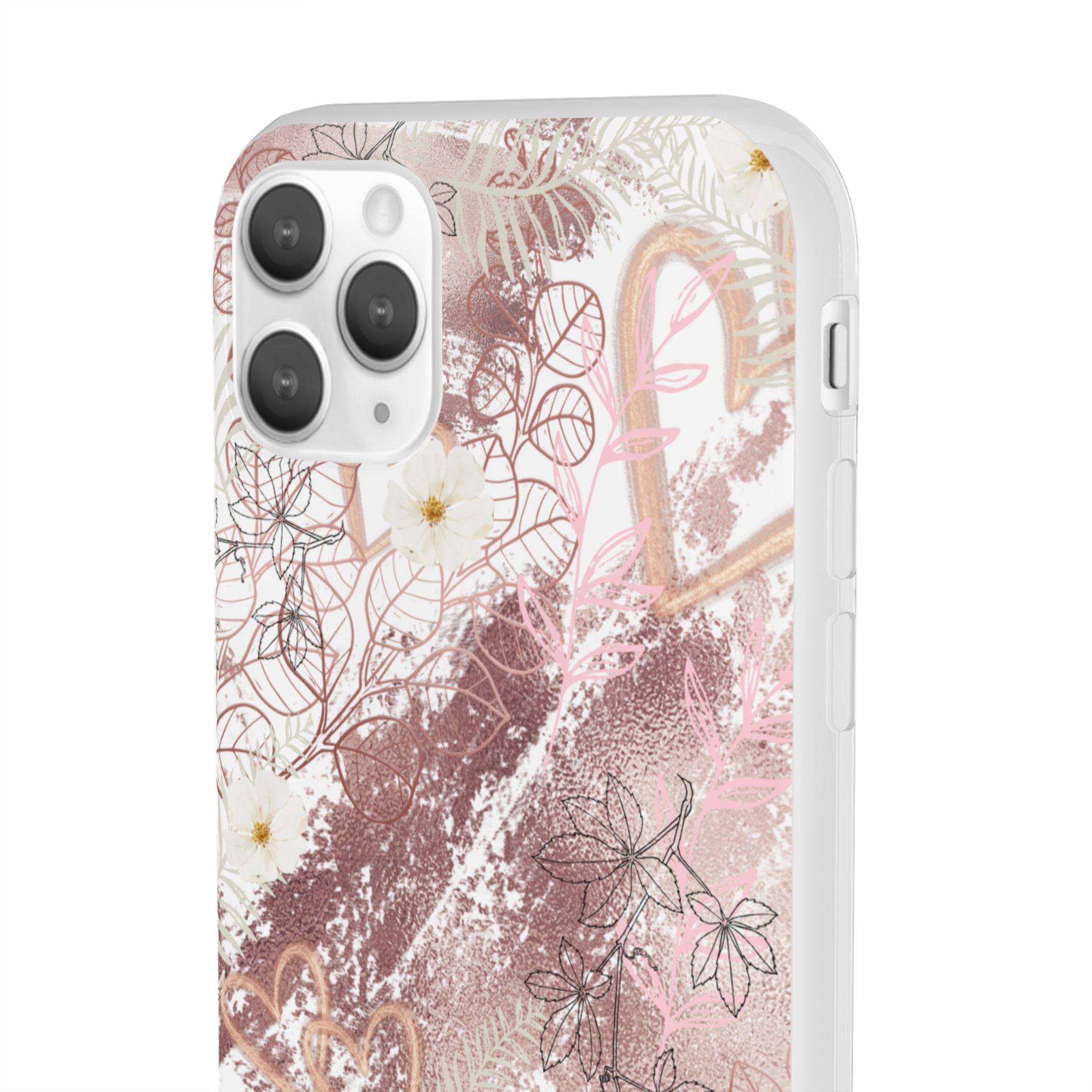Bronze Love Flexi Clear Cases for Most Phone Types (FWS)