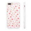 Japanese Pink Flowers White Flexi Clear Cases for Most Phone Types