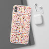 Happy Cake White Flexi Clear Cases for Most Phone Types (FWS)